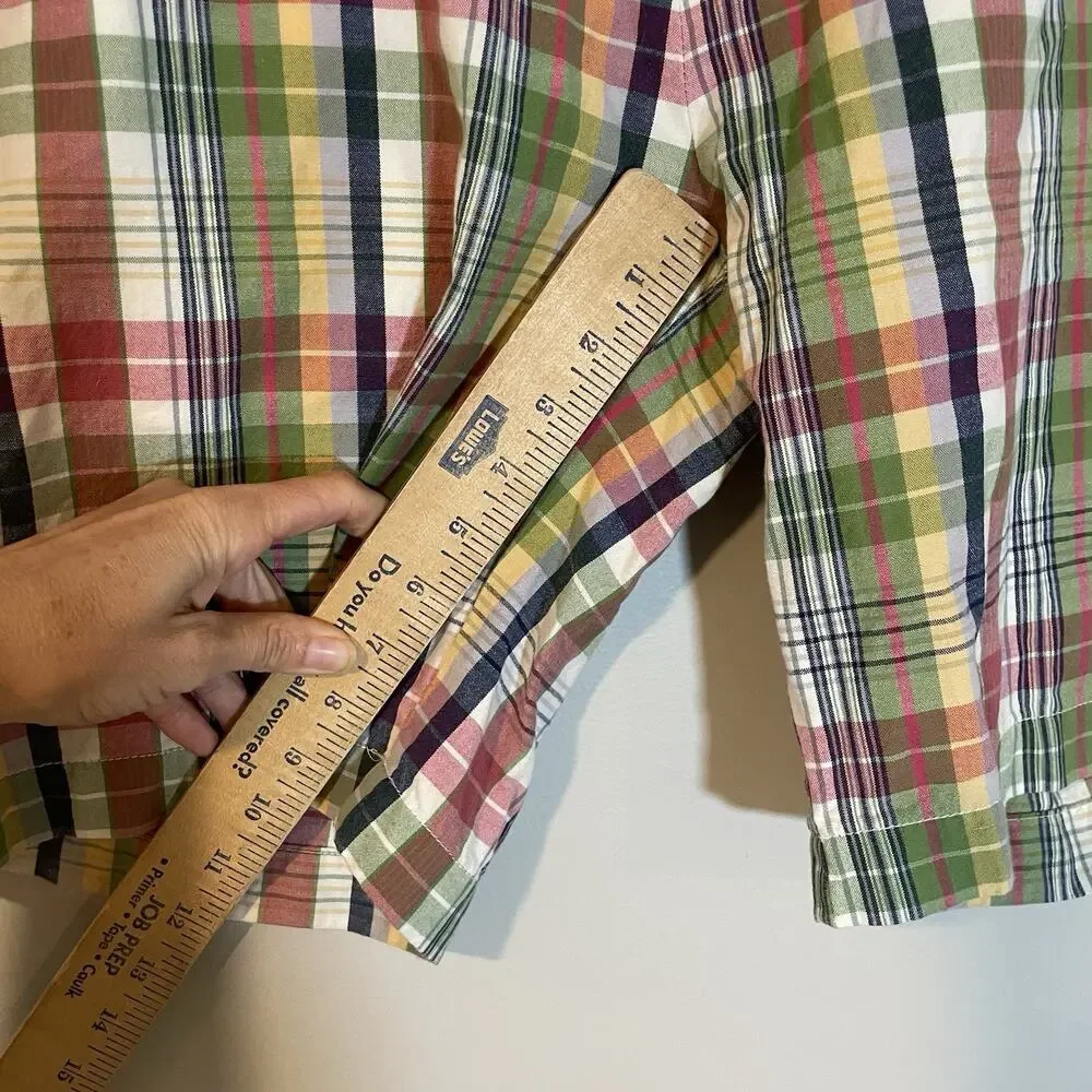 Polo Ralph Lauren Prospect Shorts Mens‎ Sz 34  Plaid Red Vintage Preppy Y2K 90s